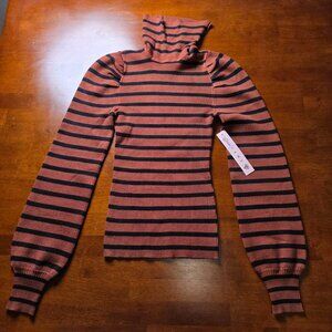 NWT Crave Fame Sweater Top Ribbed Turtleneck - Size M